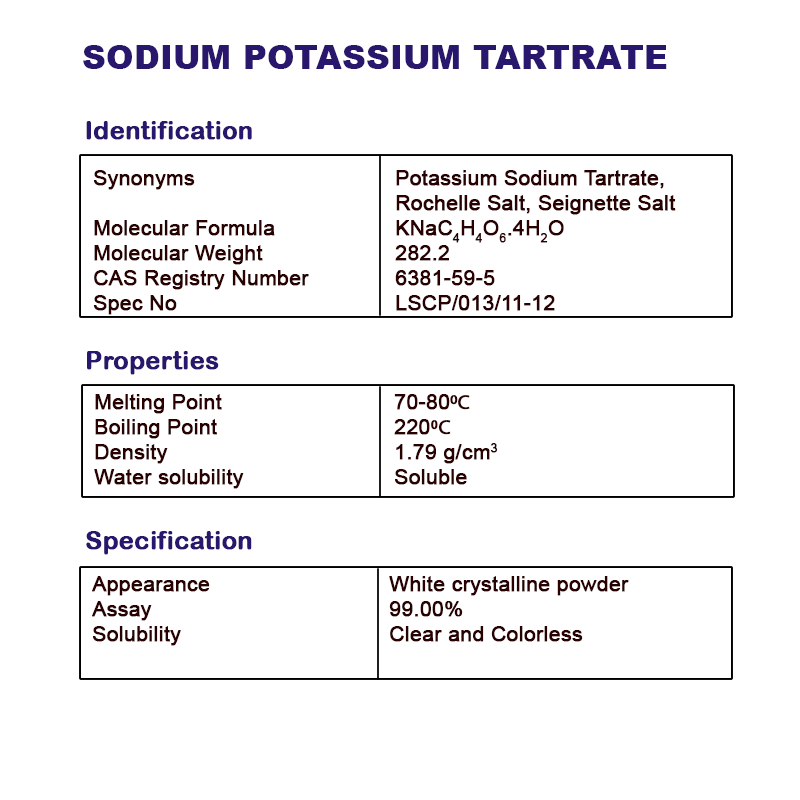 sodium pottasium tartrate